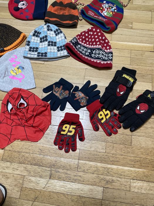 Nike, adidas, the north face, Oneil, spiderman и др шапки и ръкавици