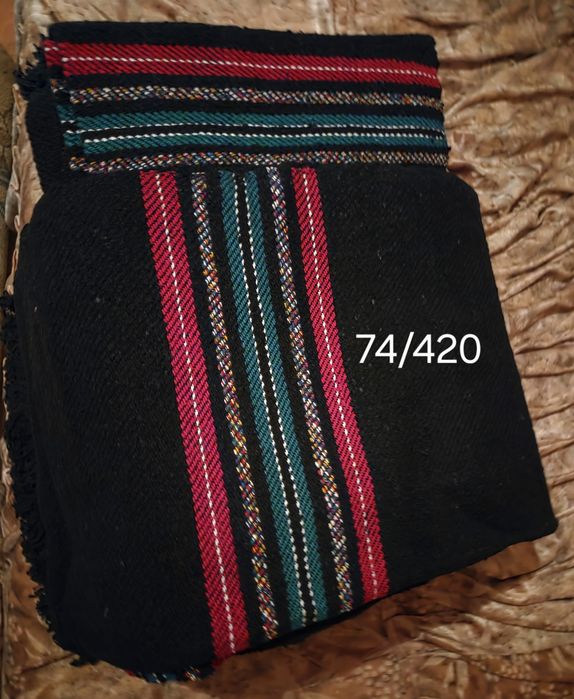 Нови ръчно тъкани черги от вълна. Общо 10бр. по 5 бр.в комплект.