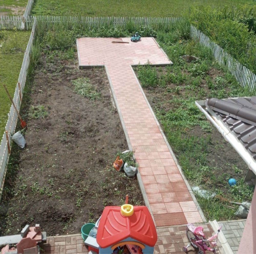 Озеленение! Посев газона,посадка деревьев!