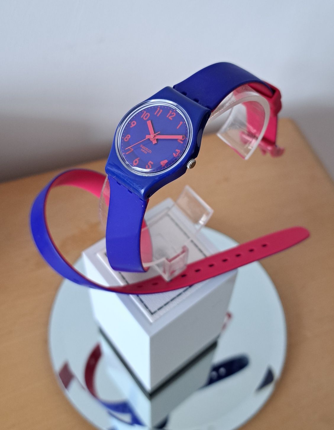 Swatch Biko Bloo double wrap LS115 ceas dama