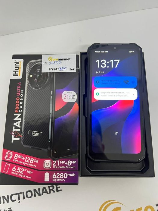 Telefon iHunt Titan P8000 Ultra Carbon, Dual SIM, 128GB, 8GB RAM -I-