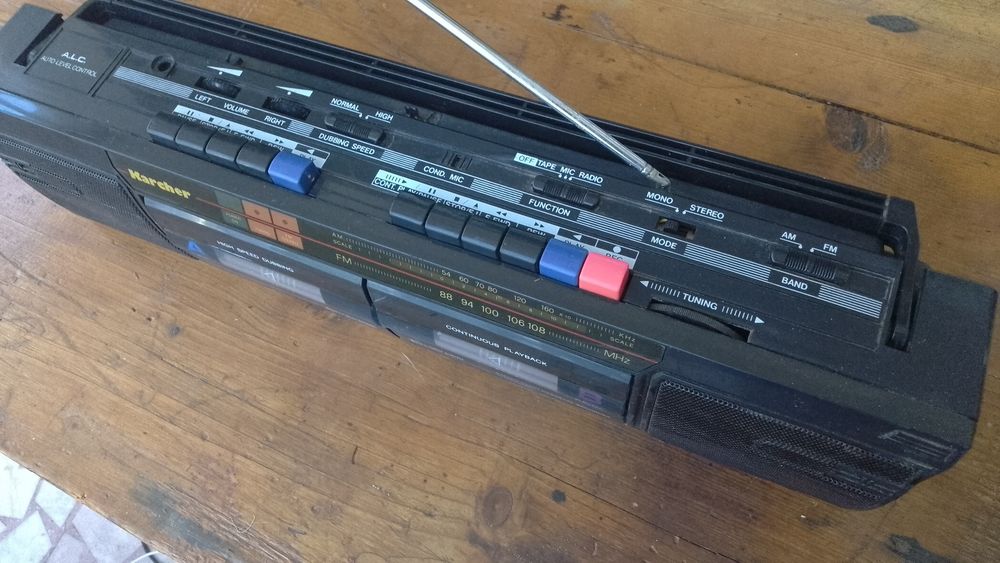 Karcher Radio casetofon dublu - Colecție Vintage