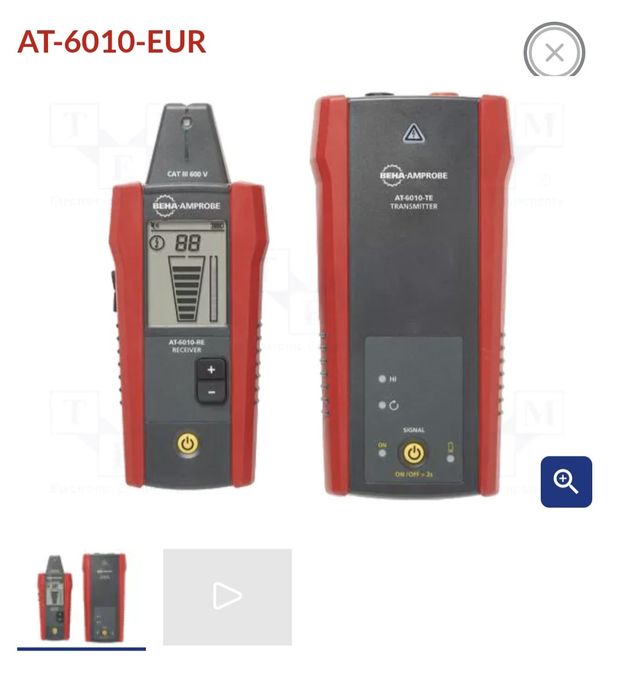 Detector metale, tensiune AT-6010 EUR BEHA-AMPROBE fara contact
AT-601