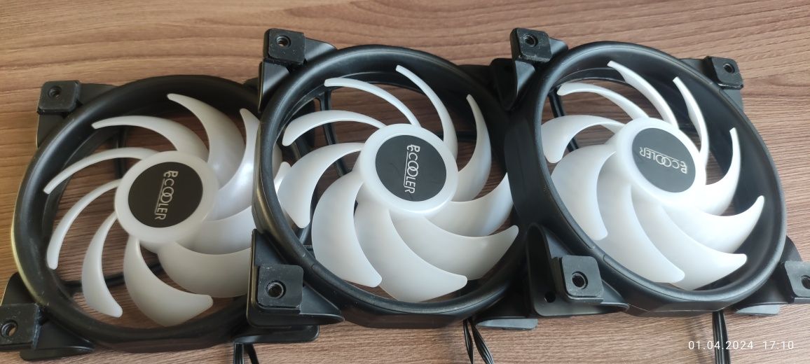 Комплект вентиляторов для корпуса PCCooler Halo ARGB