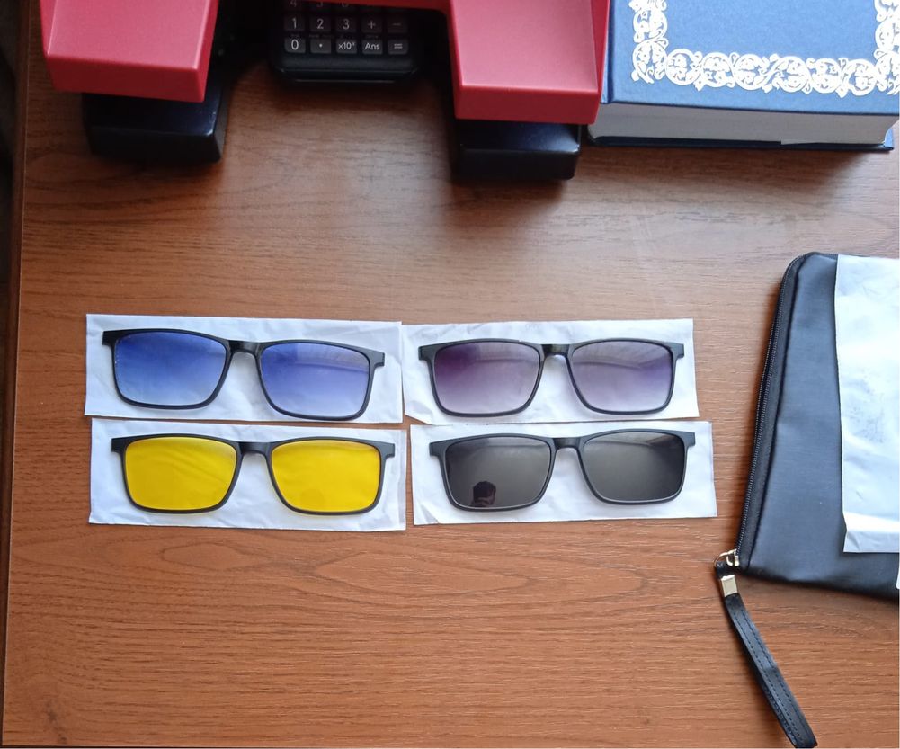 Накладки клипоны на очки Polaroid