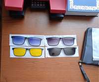 Накладки клипоны на очки Polaroid