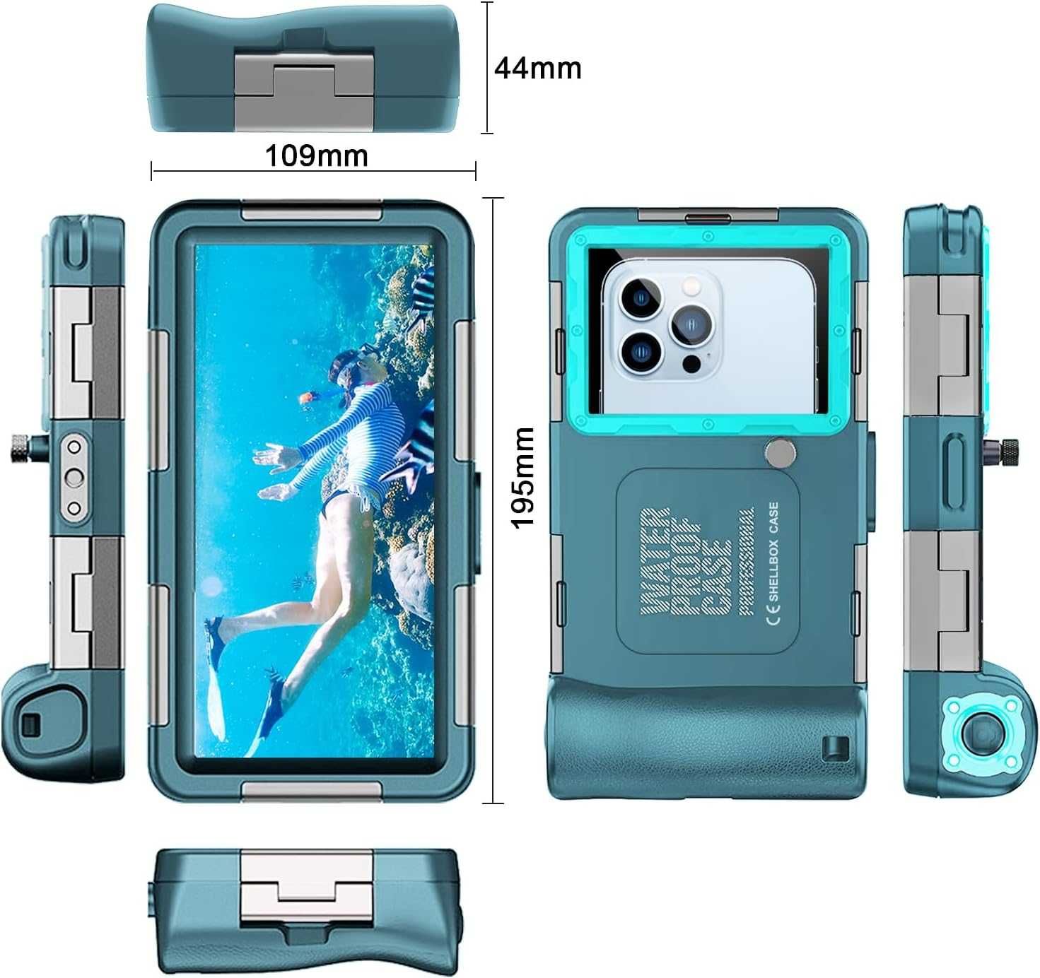 Husa waterproof pentru Iphone Samsung Motorola etc filmari subacvatice