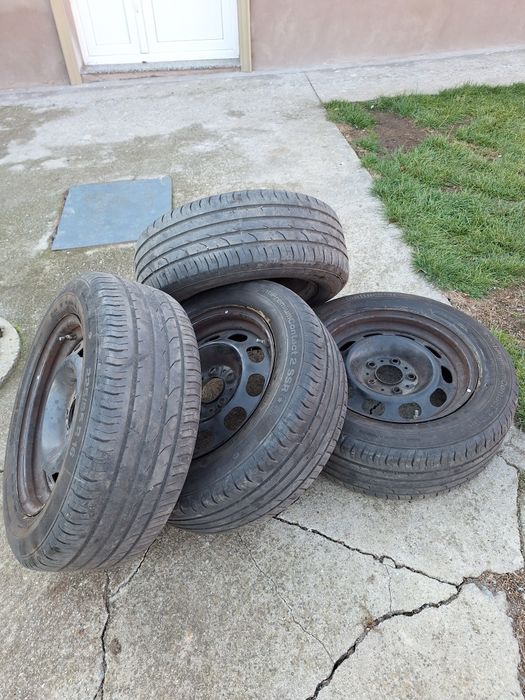 Jante tabla 5x120mm originale BMW cu cauciucuri Vara
