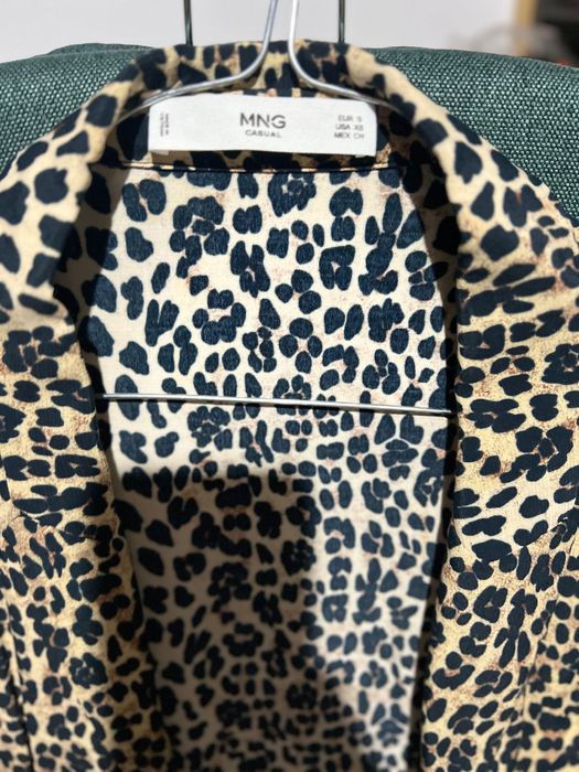 Sacou subțire S mango animal print
