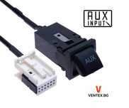 AUX 3.5mm кабел за Volkswagen Golf Passat Touareg Polo аукс фолксваген