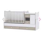 Детско легло/ кошара  Lorelli MiniMax + матрак Victoria 72/170 см.