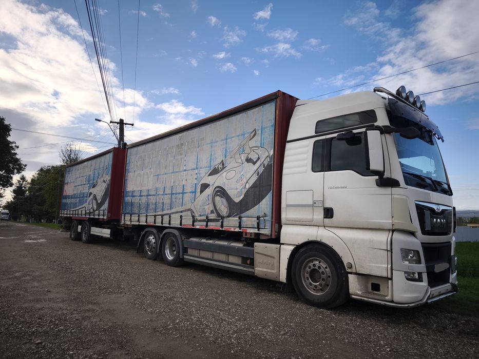 MAN TGX BDF cu tandem pentru containere