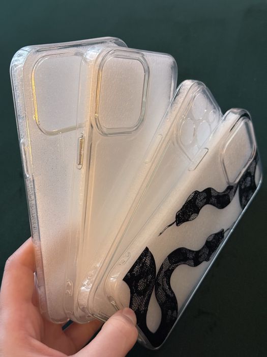 Set 6 huse + 2 folii sticla Iphone 15 PRO MAX