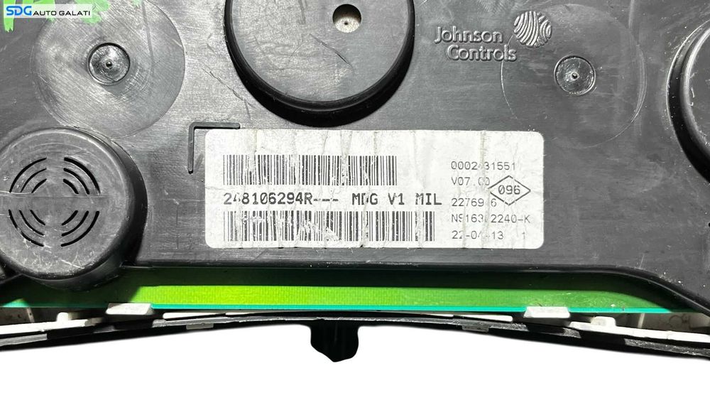 Ceas Ceasuri Cluster Instrumente Bord cu Display Dacia Logan 2 MCV 1.5 DCI 2012 - 2018 Cod 248106294R [LC0557]