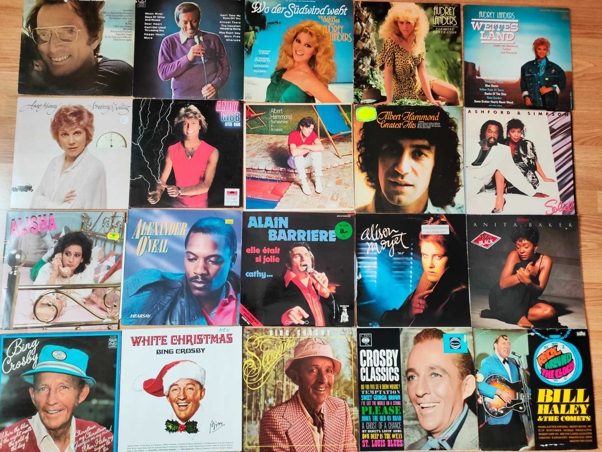 Vinil/vinyl -Albert Hammond, Jermaine Jackson, Hasselhoff,  - Lista