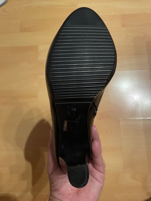 Cizme de dama din piele, marime 39