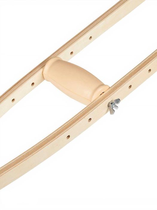 Qo‘ltiq osti uchun yog‘och qo‘ltiqtayoq, 2 dona