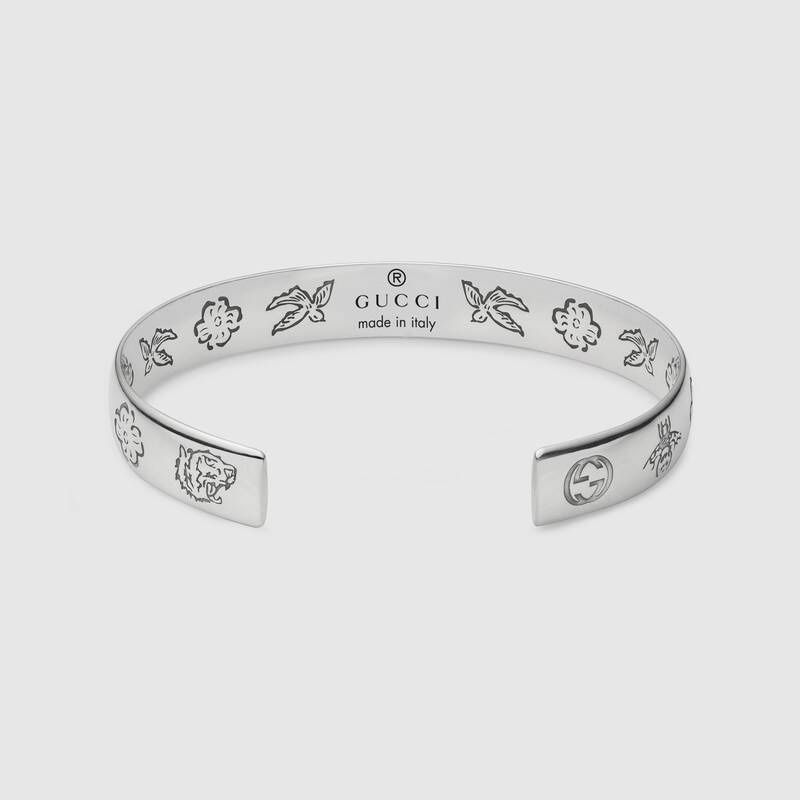 Сребърна гривна Gucci