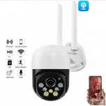 + карта памет 64GB 5MP К7 външна WIFI PTZ Камера ICSEE SMART HOME