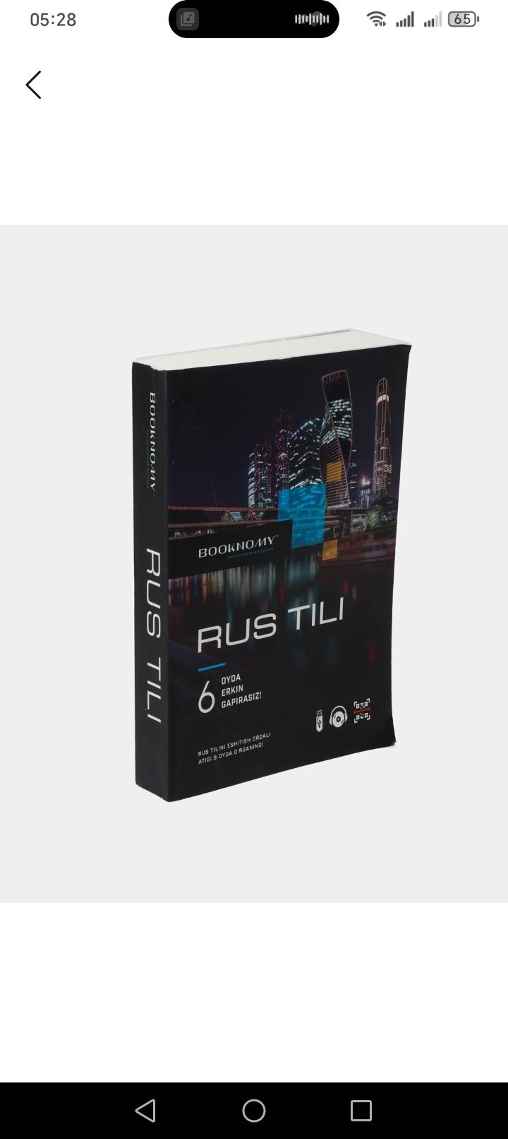 Booknomy kitobi bilan rus tili 6 oyda mukammal organing.