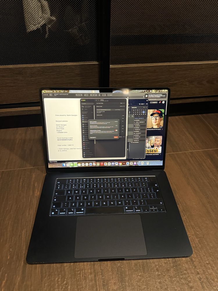 Macbook Air 15 M2 8RAM/256SSD