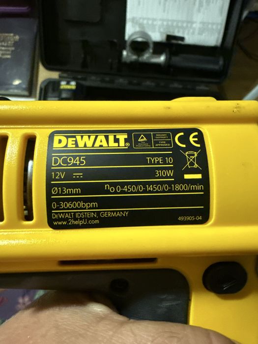 DeWalt аккумуляторный ударный шуруповерт большой мощный