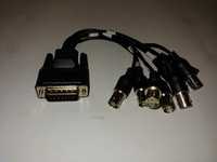 Продам кабель-переходник VGA 15p (7p+8p) на 8 BNC