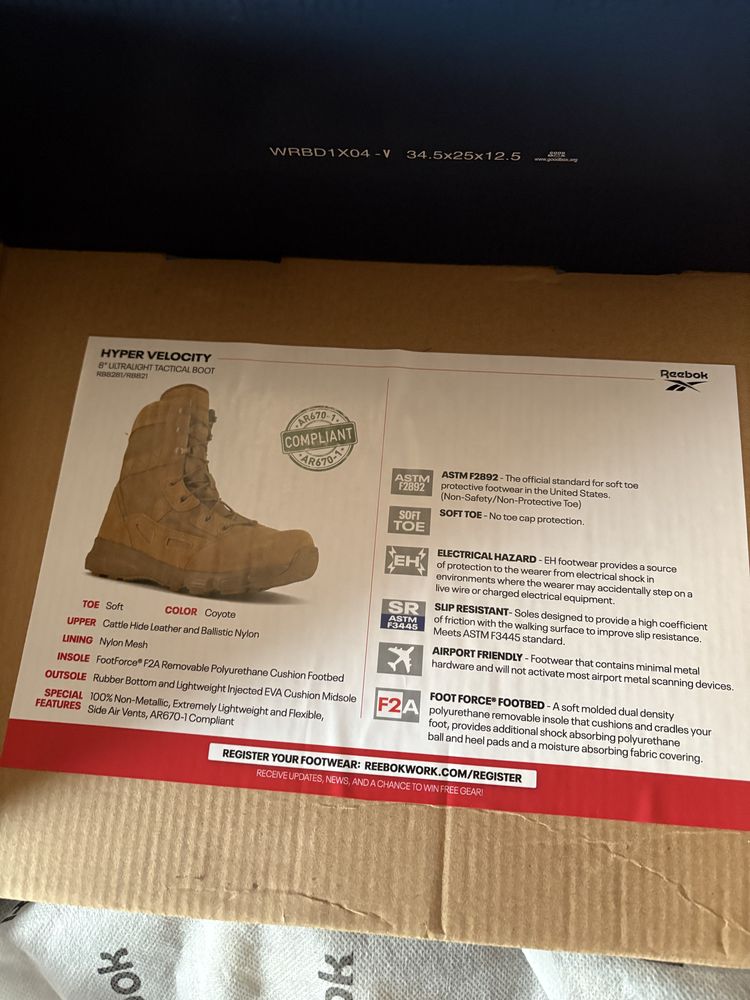 Bocanci militari Reebok SUA marimea 39