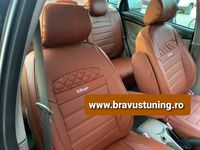 Huse scaun auto Piele Ecologica Audi,BMW, kia,Skoda, Opel, Ford, Vw et