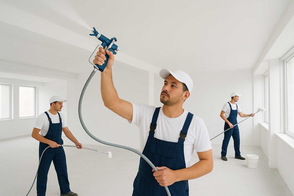 Профессиональная покраска • побелка • малярные работы