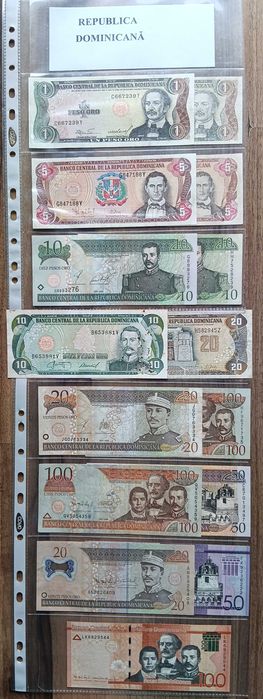 Bancnote străine, se vând la lot, prețul / bucată