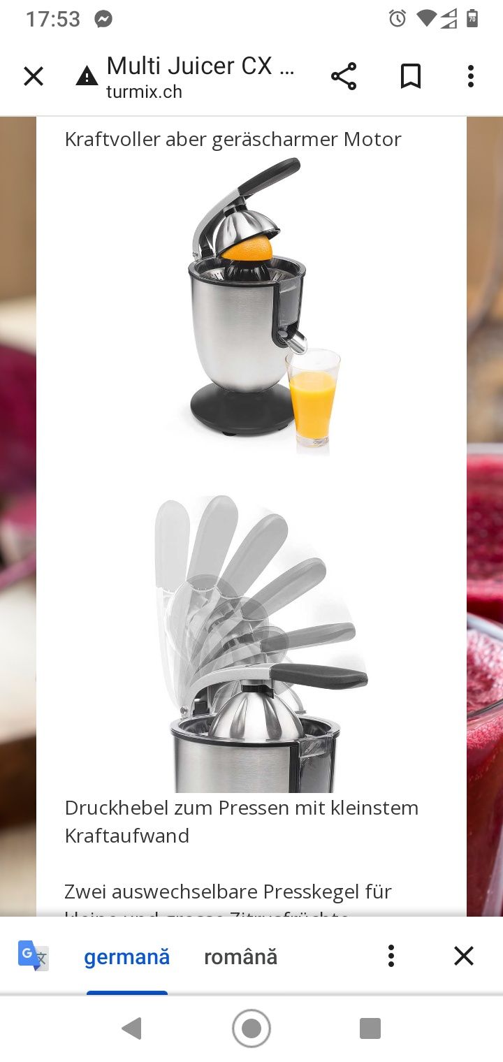 Storcător citrice Multi Juicer CX 650