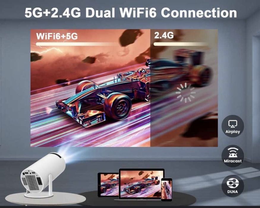 Video proiector portabil 4 k hd