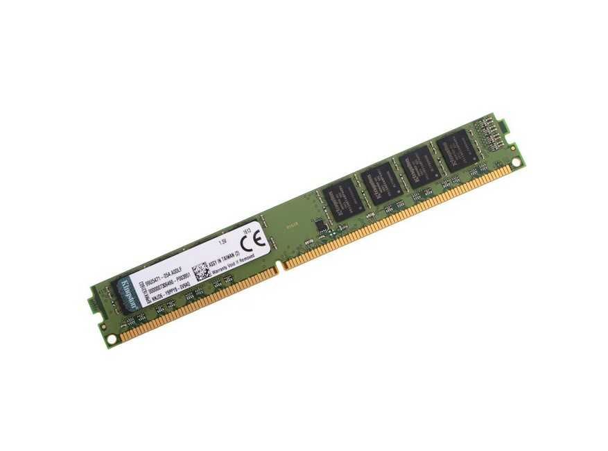 Memorie Kingston 4GB, DDR3, 1600MHz, Non-ECC, CL11, 1.5V, LowProfile