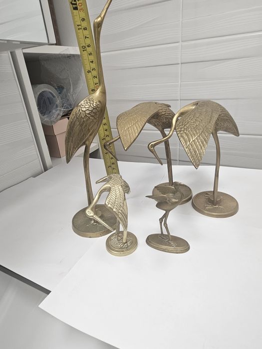 Pasari din bronz / 5 bucati