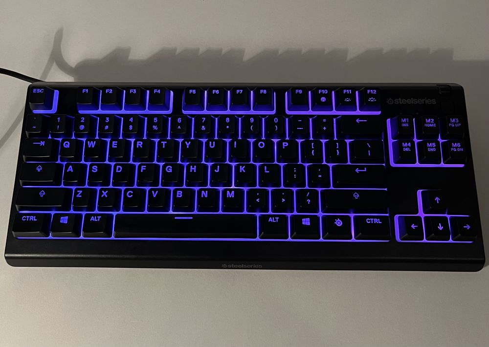 Гейминг клавиатура SteelSeries - Apex 3 TKL, RGB, US, черна