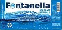 Livrare gratuita apa plata imbuteliata "fontanella" 19 litri.
