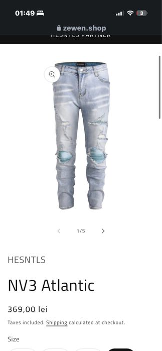Blugi Hesntls Blue Navi