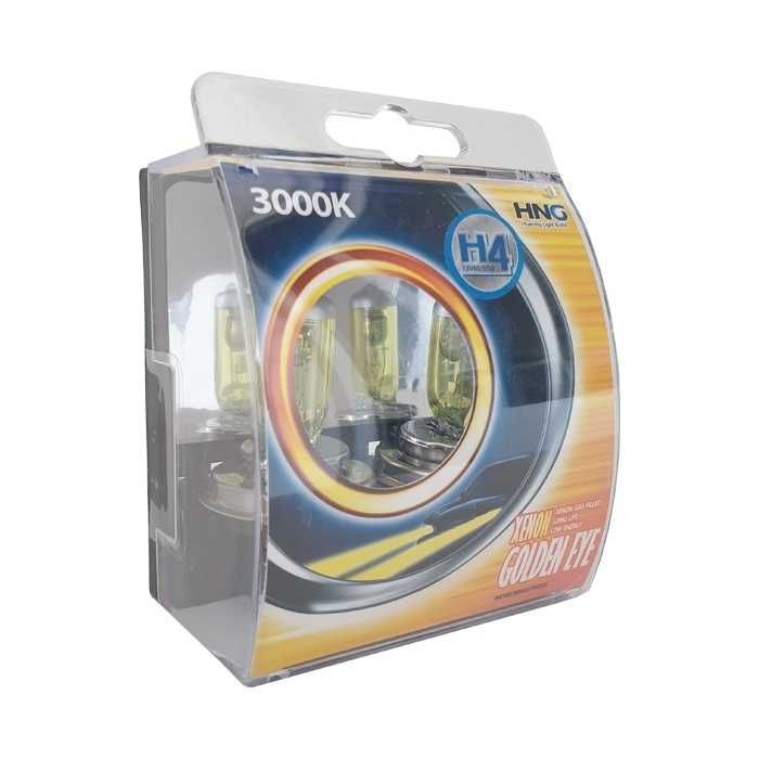 Халогенни крушки HNG Н7/H3/H8/H4/H1/HB3/HB4 55W тип Golden eye жълти