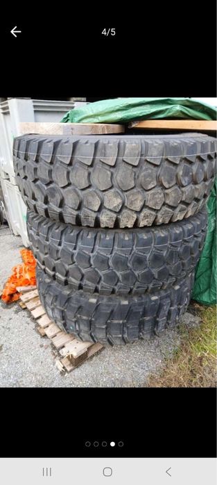 vând anvelope Michelin XZL 395/85R20 complete, cu jante