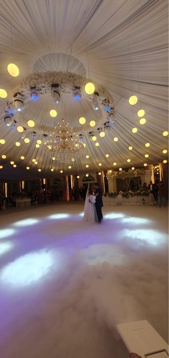 Fum greu cu gheata carbonica