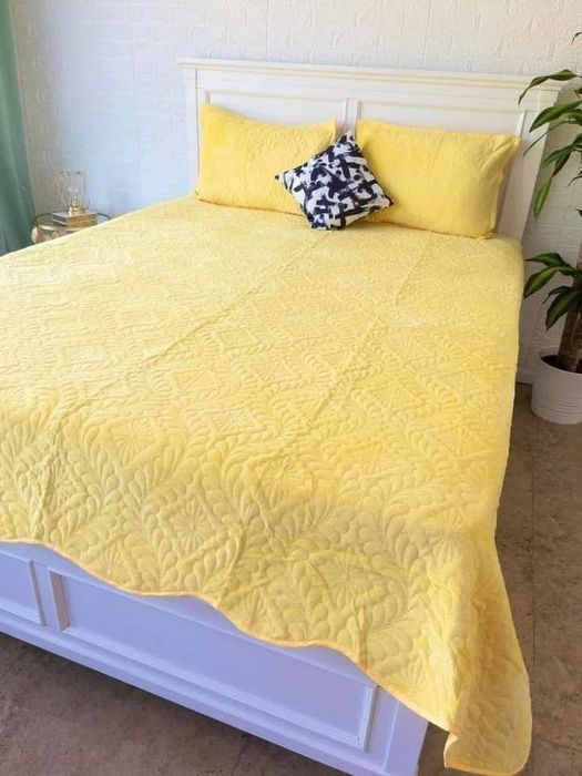 Cuvertura din catifea 3 piese