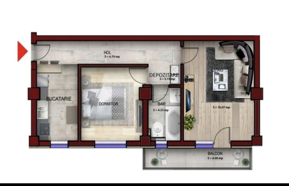 Apartament 2 camere Sector 5, Soseaua Salaj