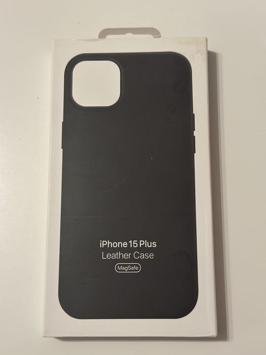 Iphone 15 plus Leather Case