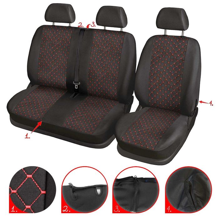 Тапицерия Капитоне за Citroen Jumper 2006 -2020/ Ситроен Джъмпер 2+1