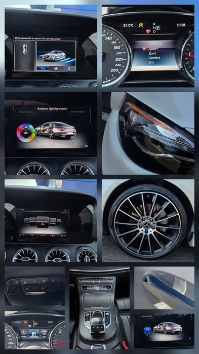 Mercedes Benz. E220d Coupe AMG. Accept si unele variante.