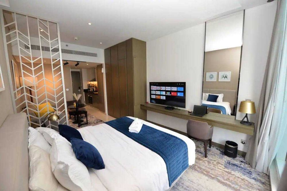 Сдается комфортная 1 комнатная квартира на Ц1. Бибигон. 1/2/4 Р7