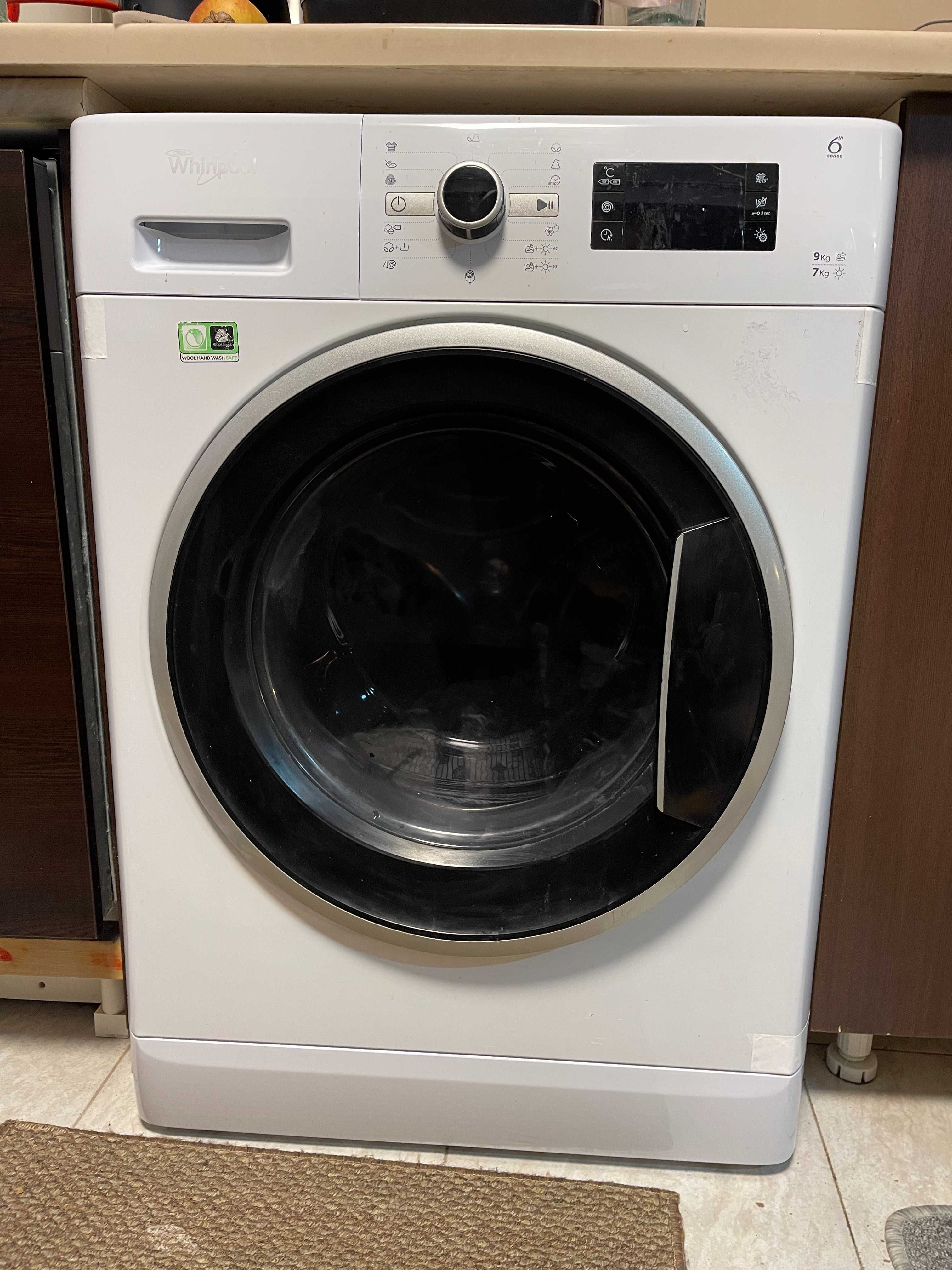 Пералня със сушилня WHIRLPOOL  пере 9 кг. /суши 7кг.