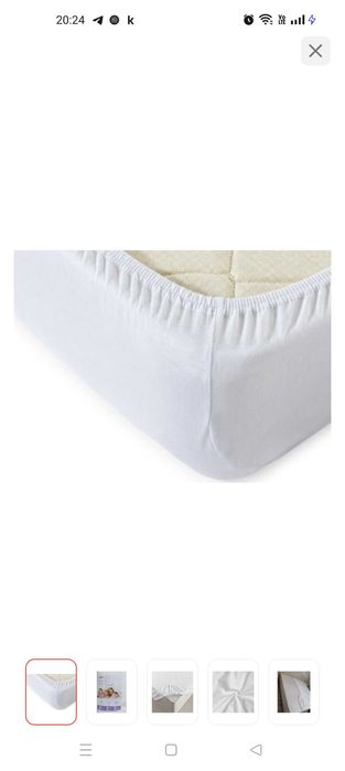 наматрасник на резинке 120*60