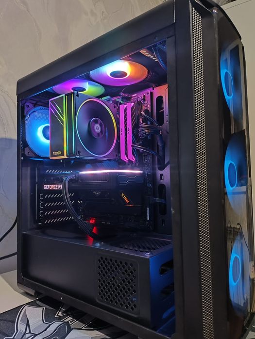 Продаю заряженный игровой компьютер, на базе Asus rog Strix, КС 2 400+